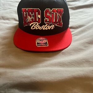 47 Brand Boston Red Sox and Black Snapback